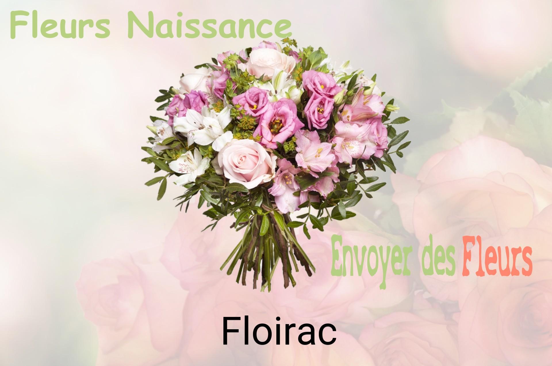 Bouquet de fleurs de naissance livré à Floirac